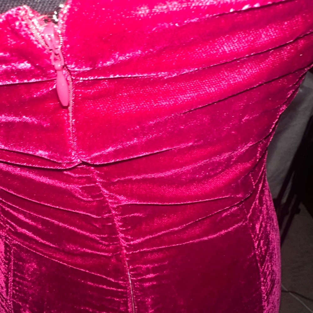 Lulu's Fuchsia Mini Dress - Picture 5 of 6